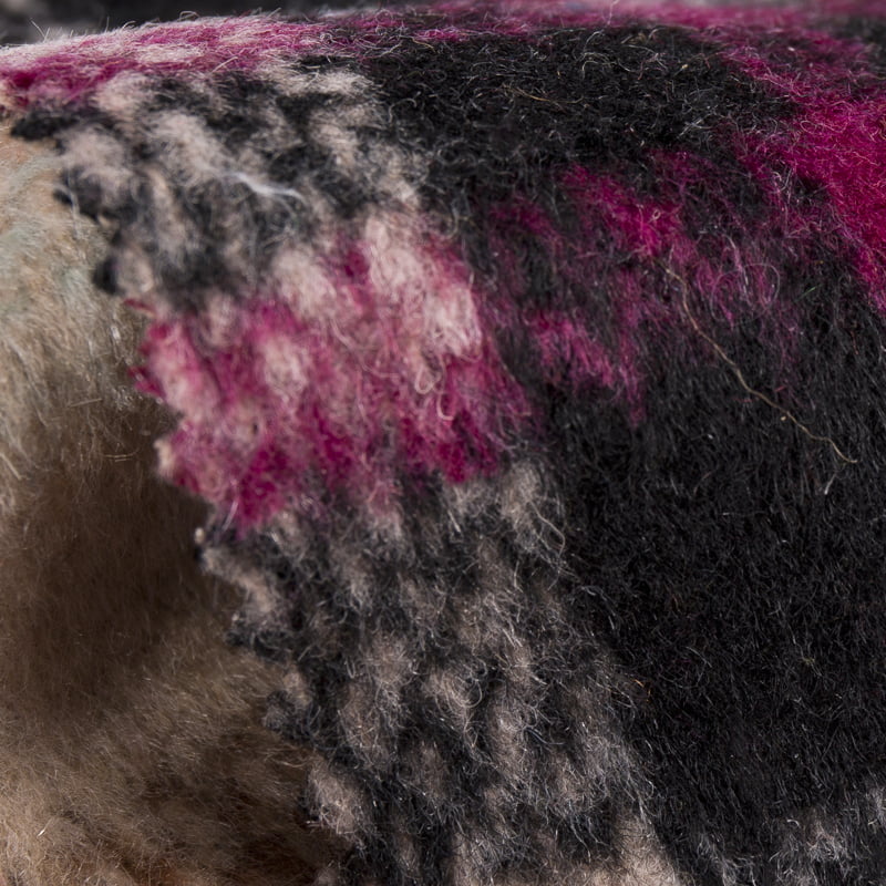 Brush Plaid Jacquard Plüsch-Tweed-Karostoff 2124