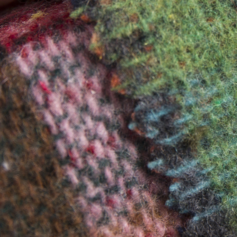 Schottenkaro, mehrfarbig, 30 % Wolle, 70 % Chemiefaser-Tweed-Stoff 2278