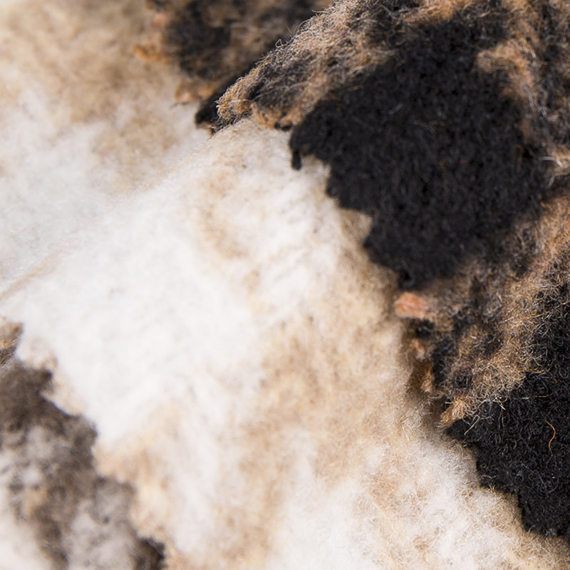 Vichy Heavy Weight 30 % Wolle 70 % Chemiefaser-Tweed-Stoffe 2345