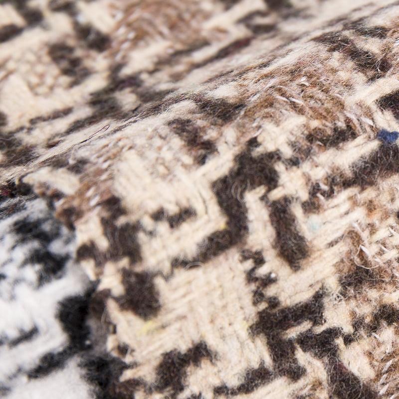 Schneeberührender karierter Jacquard-Karo-Tweed-Stoff 2433