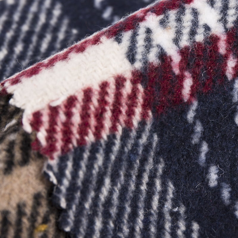 Tartan Plaid Schulkleidung Wolle Chemiefaser Tweed Stoff 2569