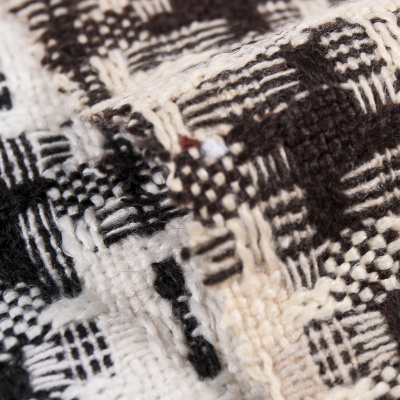 Karierter Jacquard-Fleecestoff 2709