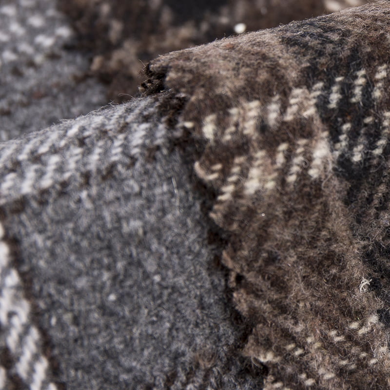 Karierter Twill-Woll-Tweed-Stoff aus China 3223