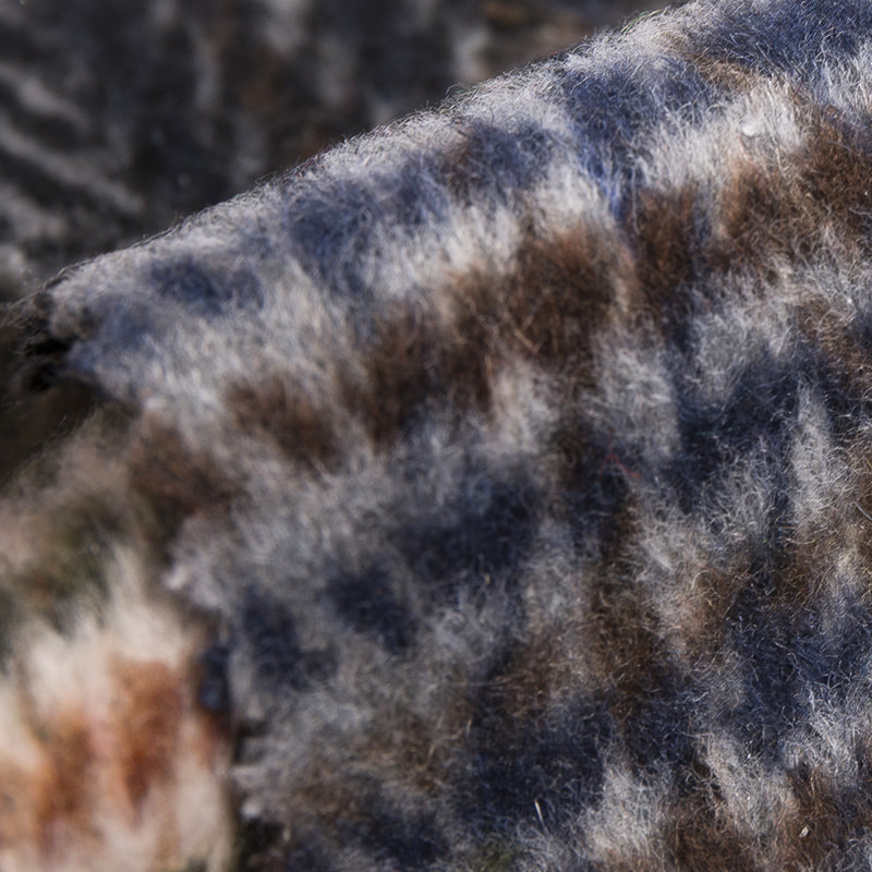 Schottenkaro, Fischgrätenmuster, gebürstete Wolle, Chemiefaser-Tweed-Stoff für Mäntel 3265