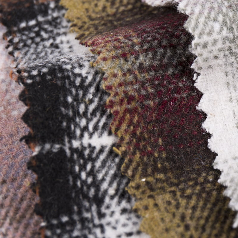 Karierter Tweed-Stoff mit abgestufter Farbe 3506