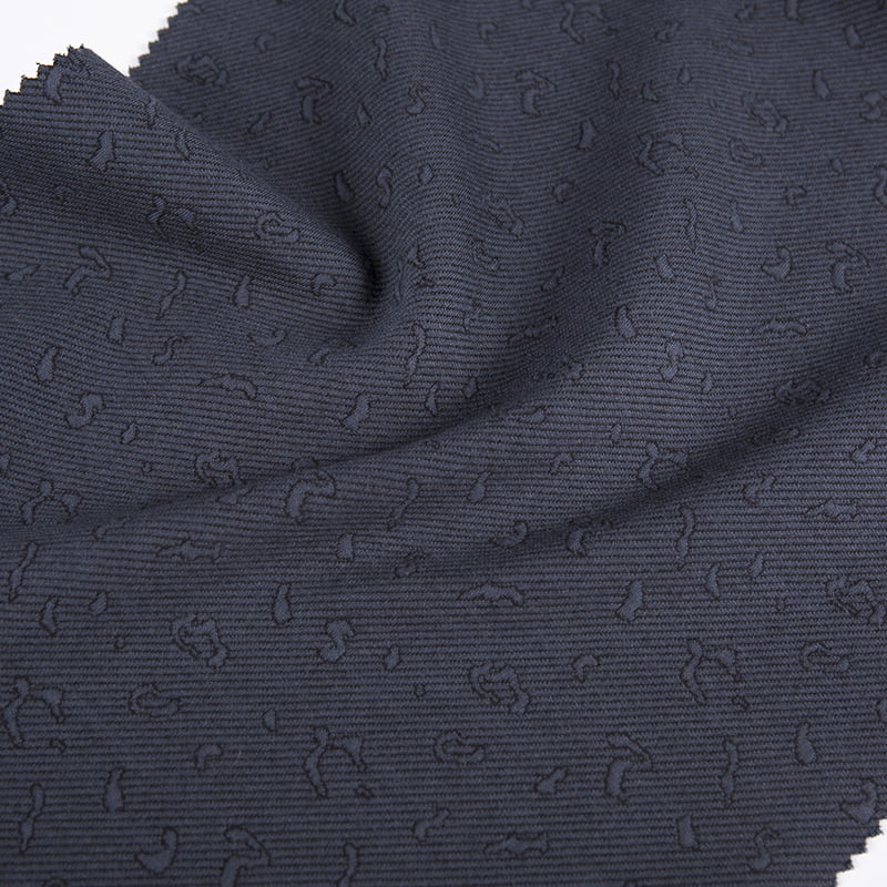 Geprägte gestrickte Jacquard-Polyesterwolle-Baumwollmodal-Sportbekleidungsstoffe für Kleidung AW23008