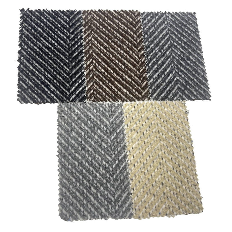 30 Woll-Fischgräten-Jacquard-gewebte Tweed-Stoffe für Autositze 4134